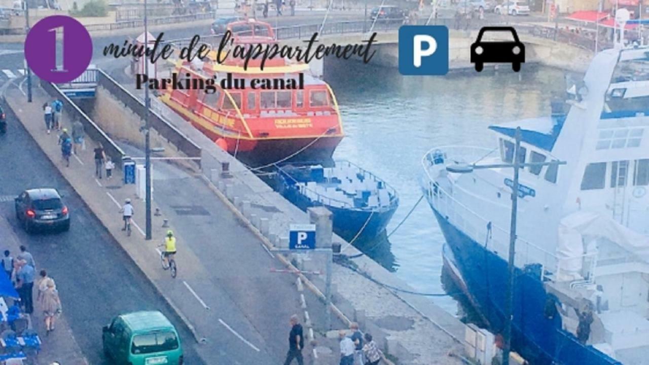 Sète Magnifique Appart 102 M2 Au Bord De L'Eau Hyper Centre מראה חיצוני תמונה